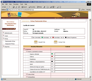 RFASoft_Sistema Control de Calidad Obras Habitacionales. RFA Inspecciones Part1